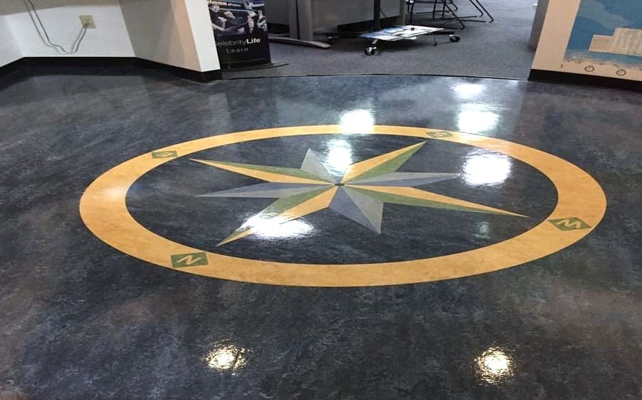 linoleum office floor