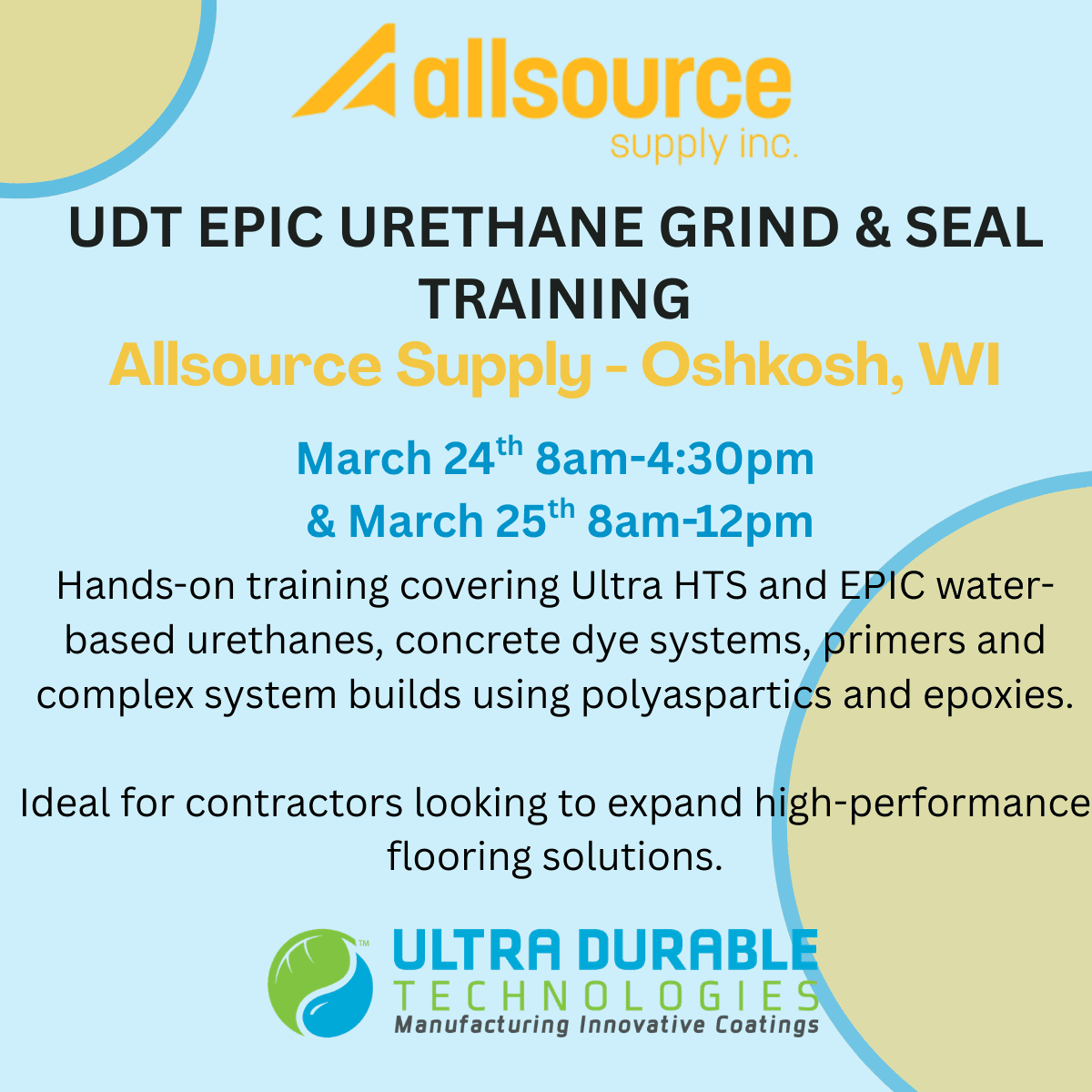 allsource march flyer
