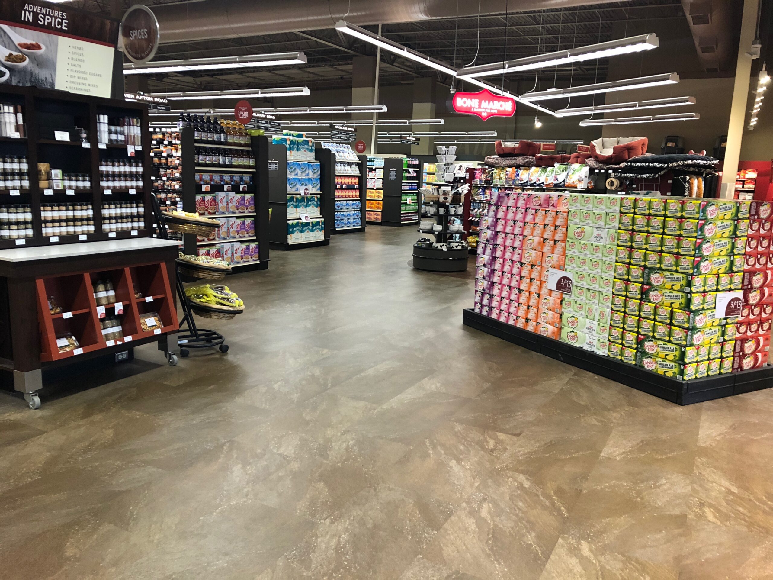 grocery sales floor